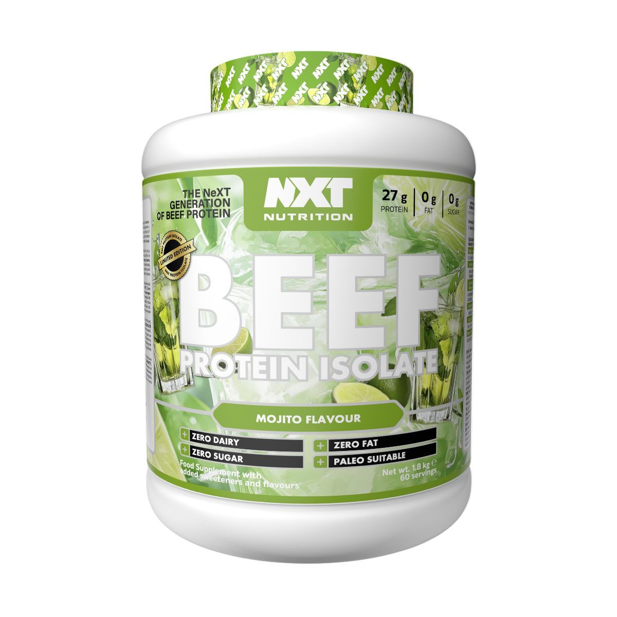 NXT Nutrition Beef Protein Isolate 1.8kg