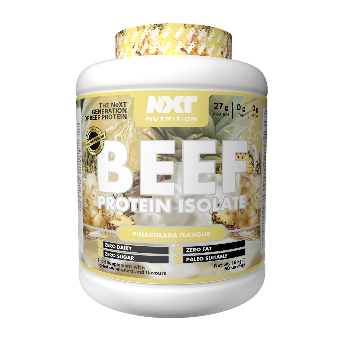 NXT Nutrition Beef Protein Isolate 1.8kg