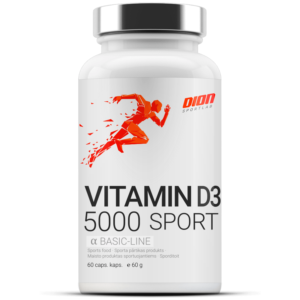 Dion Vitamin D3 5000 Sport 60 kapsulas