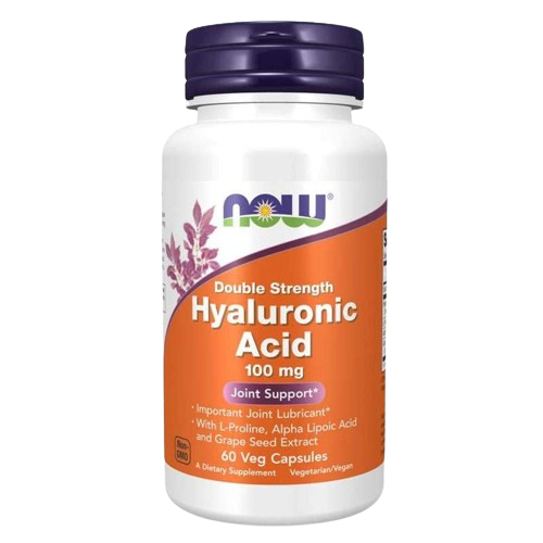 Now Foods Hyaluronic Acid Double Strength 100 mg 60 capsules