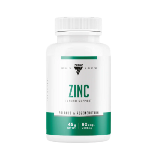 TREC Vitality Lifestyle Zinc for immunity, skin, hair and nails (90 caps)