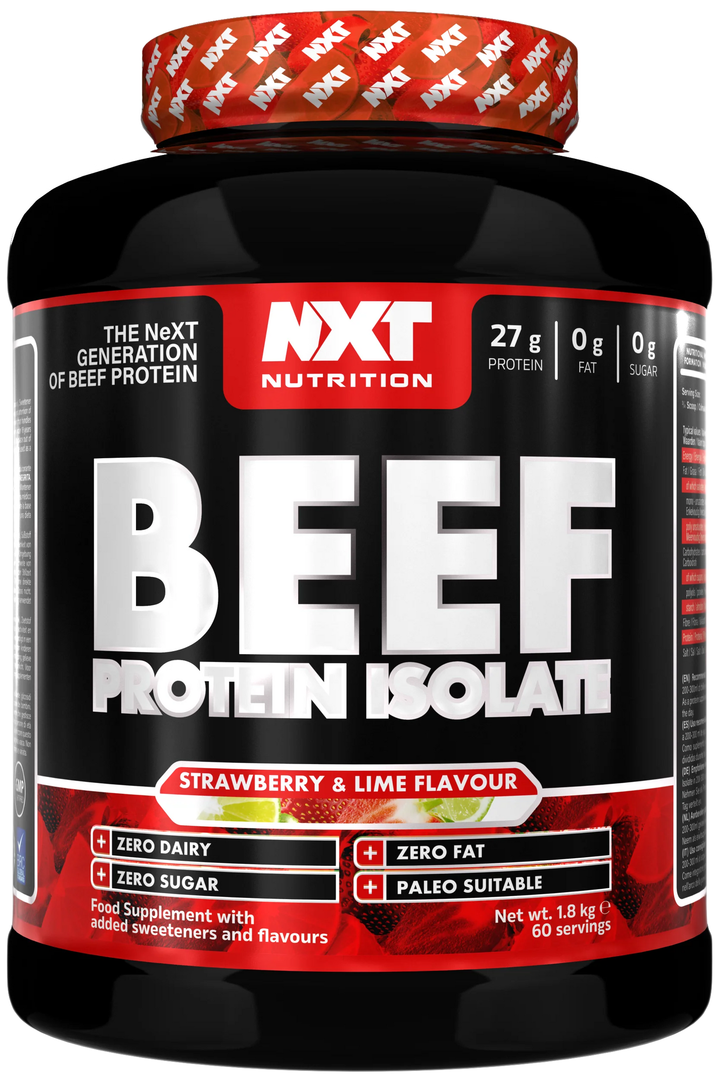 NXT Nutrition Liellopa proteīna izolāts / Beef Protein Isolate 1.8kg