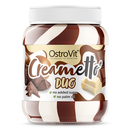 OstroVit Creametto DUO 350 g piens un lazdu rieksti