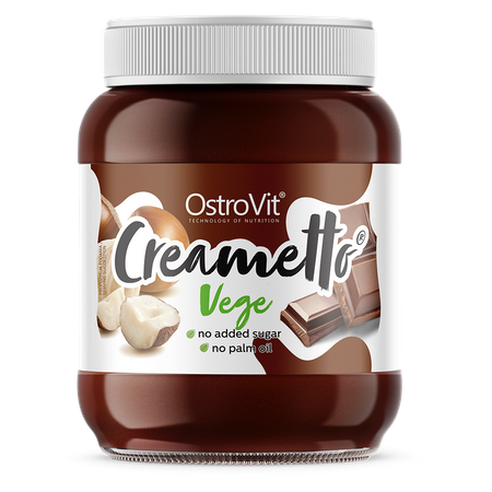 OstroVit Creametto Vege 350 g kakao un lazdu rieksti