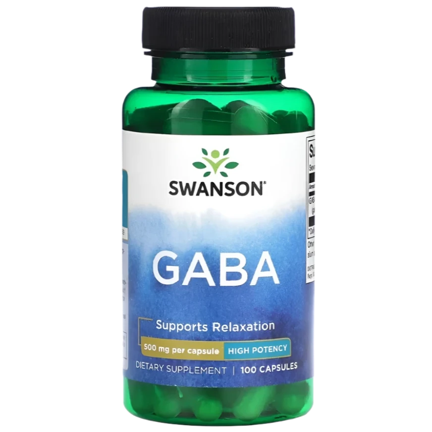 Swanson Gaba 500mg (100 kapsulas)