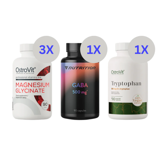 3-Month Better Sleep Pack (Magnesium, GABA, Tryptophan)